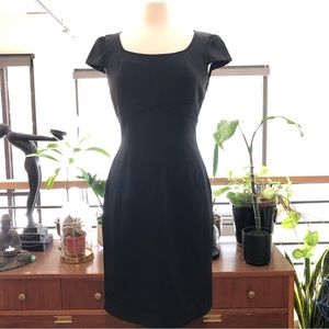 Tahari Little Black Bodycon Office Dress size 6